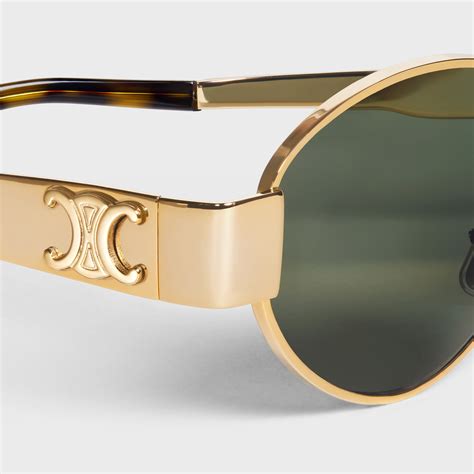 celine triomphe sunglasses replica|Budget Dupes Of Viral Celine Triomphe Metal Sunglasses .